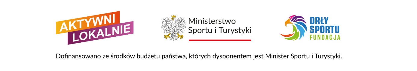 Program Aktywni Lokalnie - dofinansowanie Ministerstwa Sportu i Turystyki